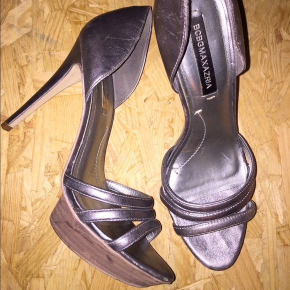 BCBG platform heels
