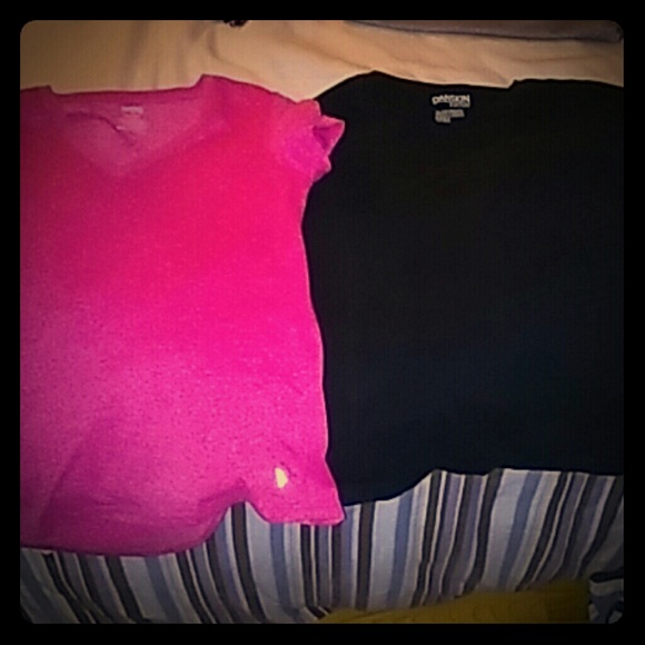 Two Danskin active tees