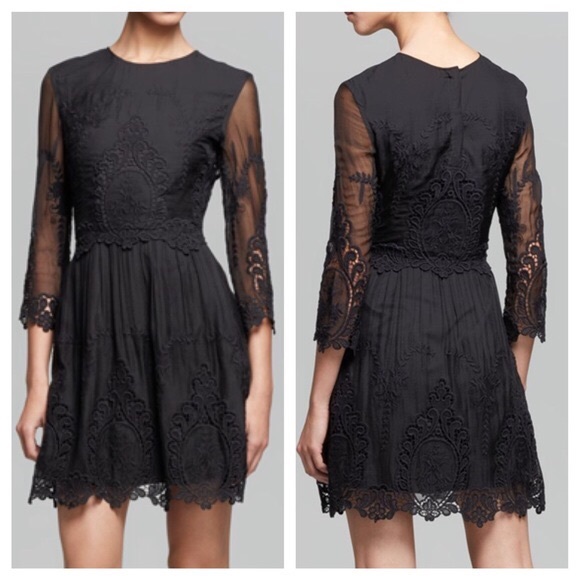 Dolce Vita Dresses & Skirts - DOLCE VITA Lace Dress Floral Embroidered Eyelet