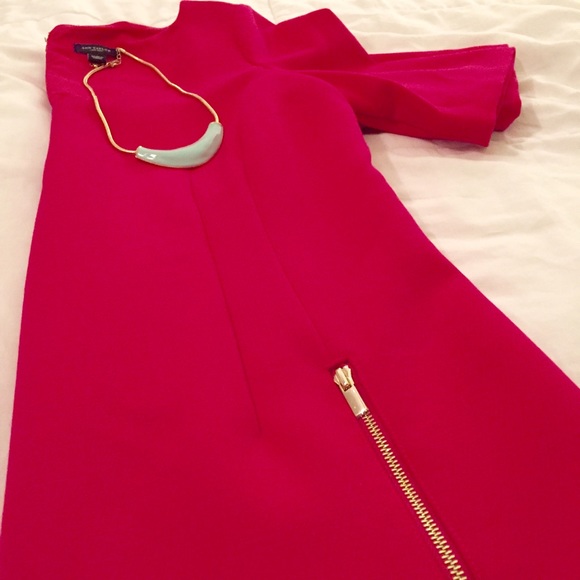 Ann Taylor Dresses & Skirts - Ann Taylor Hot Pink Shift Dress