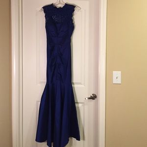 **SOLD** Royal Blue Mermaid Long Dress