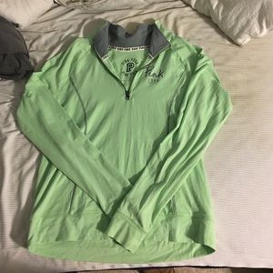 VS Pink yoga 1/4 zip
