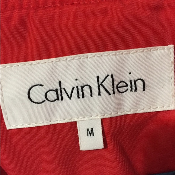 Red Calvin Klein jacket - Picture 2 of 4
