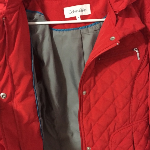 Red Calvin Klein jacket - Picture 4 of 4