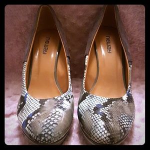 Snake skin heels