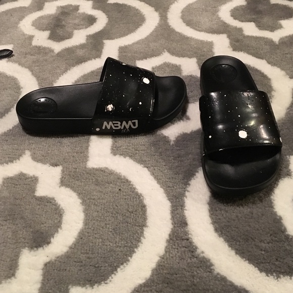 Marc Jacobs slider sandals.