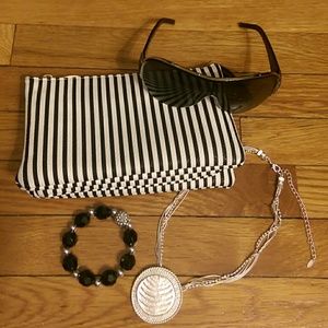 MaxMara Oversized Black Shades