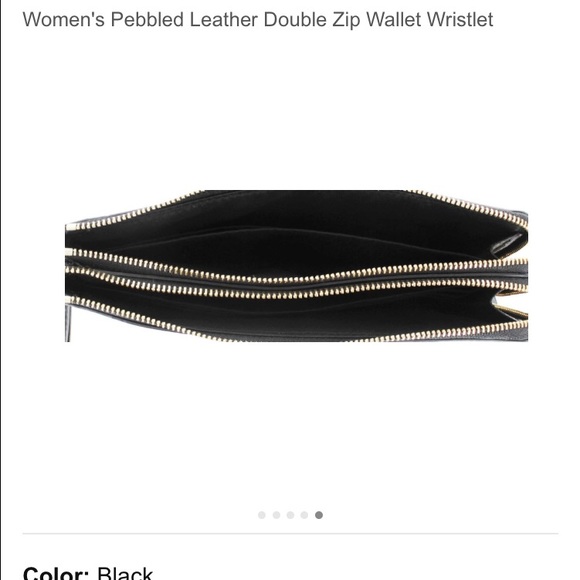 SOLD Coach Double Corner Zip - Picture 2 of 4