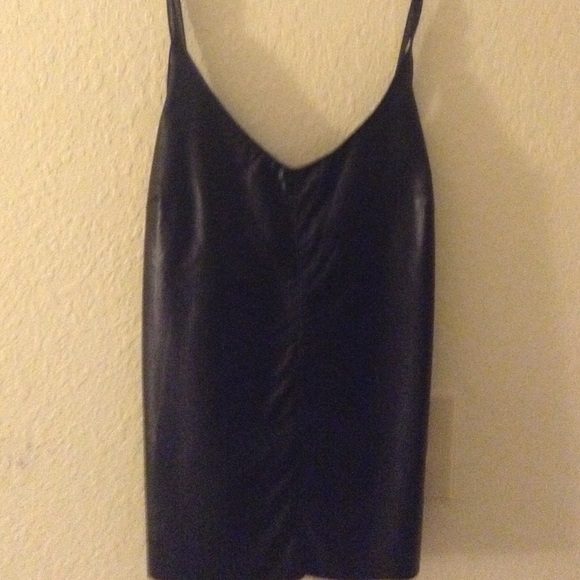 Pleather shirt