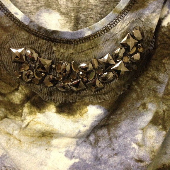 NWT - Vera Wang embellished shirt - Picture 2 of 3