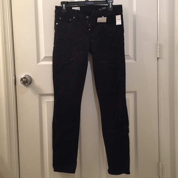 NWT Gap Always Skinny Dark Gray Cords Sz 27
