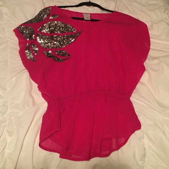 Charming Charlie sequin top
