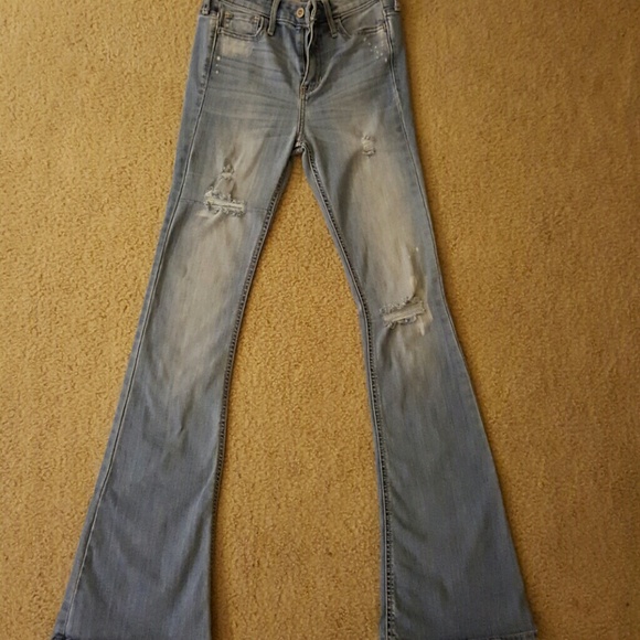 Hollister flare high waisted jeans