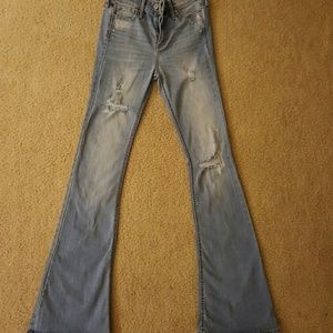 Hollister flare high waisted jeans