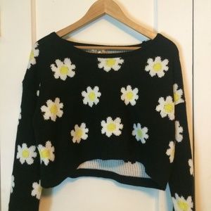 Cropped Daisy Sweater