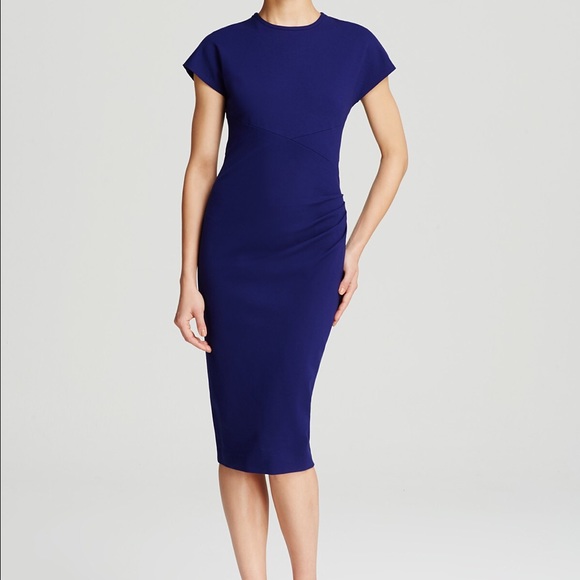 Ann Kline mid calf blue dress