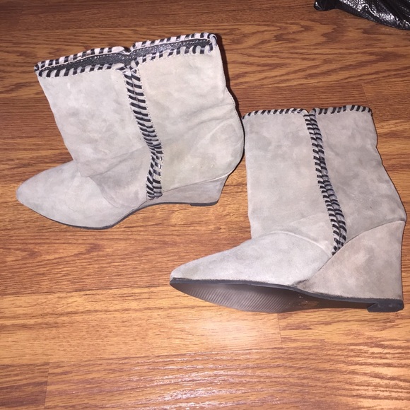 Charles David wedge booties