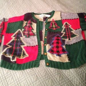 Christmas sweater! Hand knitted.