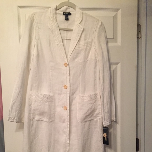 DKNY Linen Light Weight Jacket
