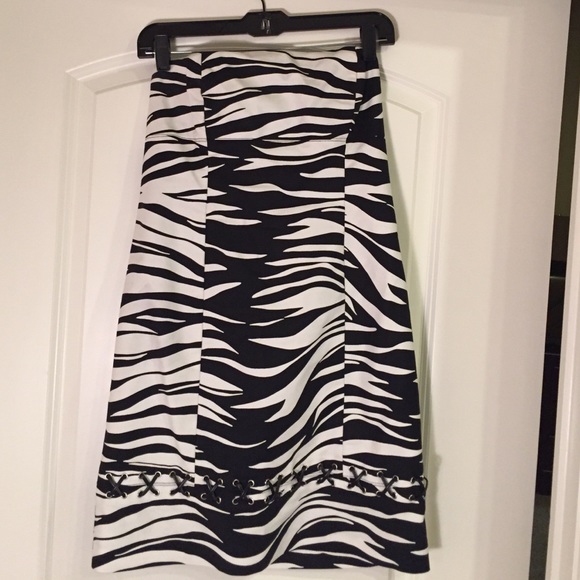 Michael Kors Black & White Party Dress