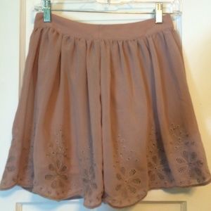 Eyelet Skirt