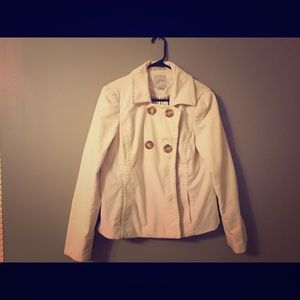 Winter white jacket 💕