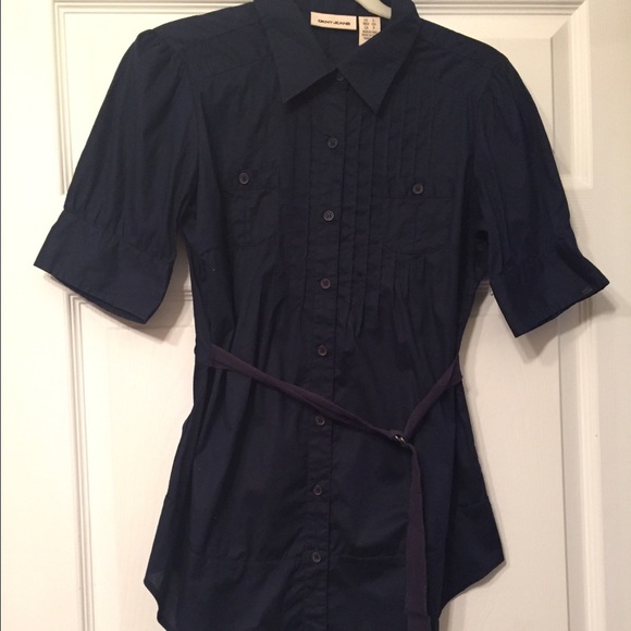 DKNY Button Down Tunic