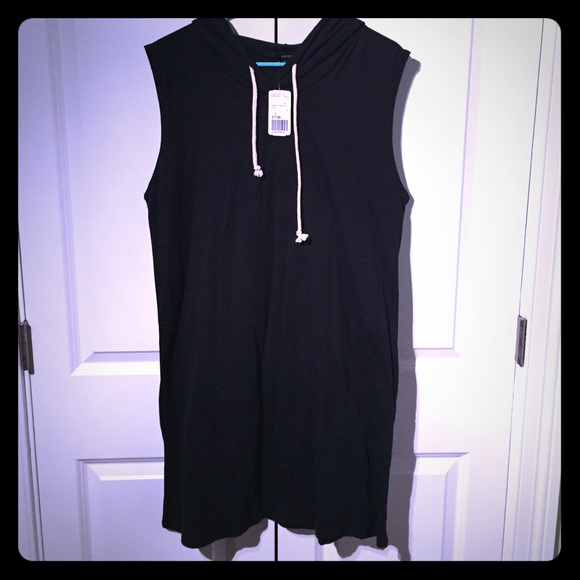 Sleeveless, Hooded Tunic
