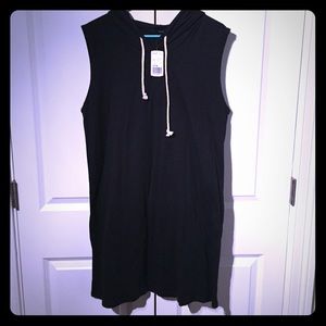 Sleeveless, Hooded Tunic