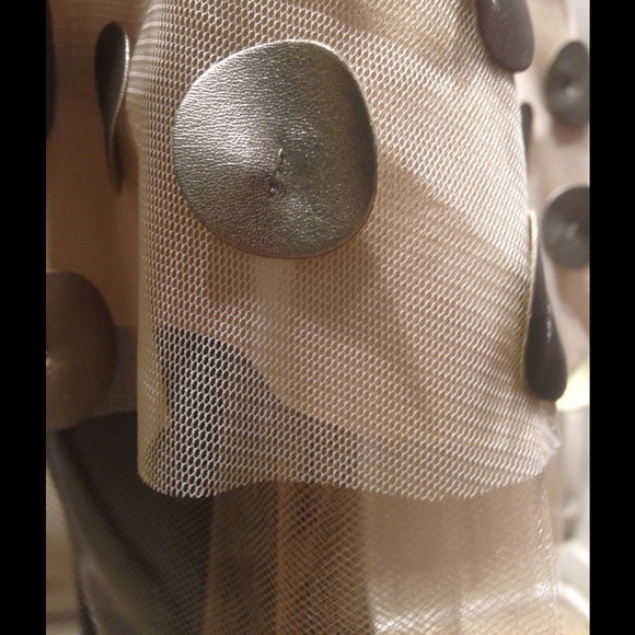 Eva Franco Anthropolgie Shimmer Dot Skirt - Picture 2 of 4