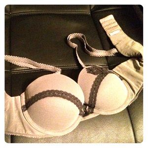 Grey 32A Mia Aerie push-up bra
