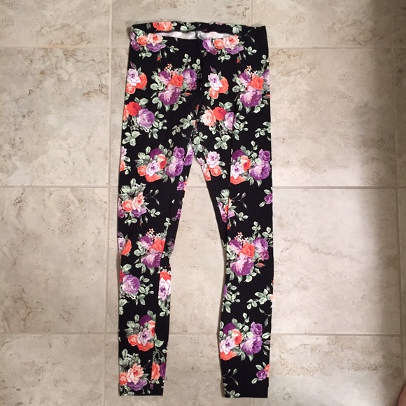 Floral leggings