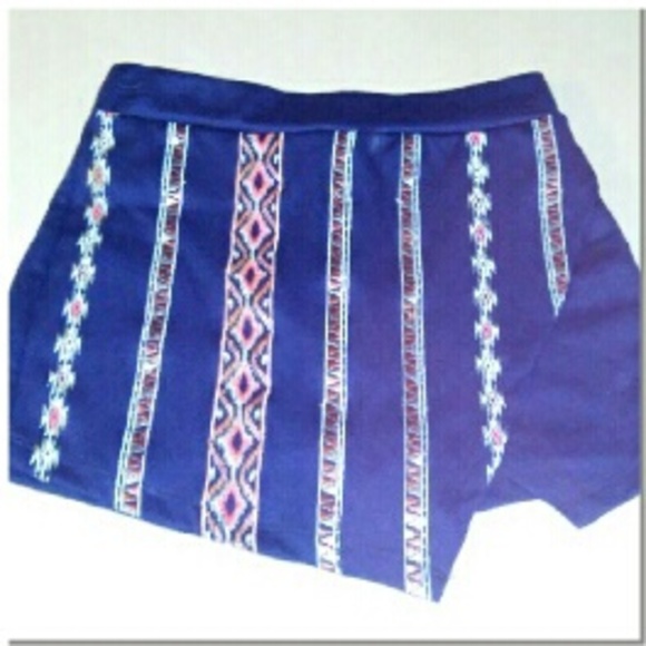 Asymmetrical Aztec Skort
