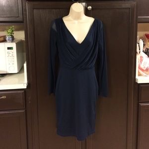 H & M blue long sleeves dress. Size S. BRAND NEW