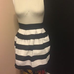 Black and white stripe cupcake skirt!!