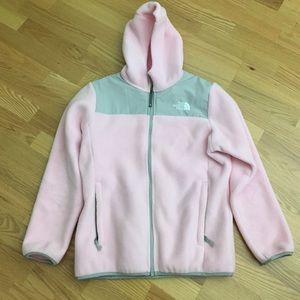 Baby pink North Face fleece