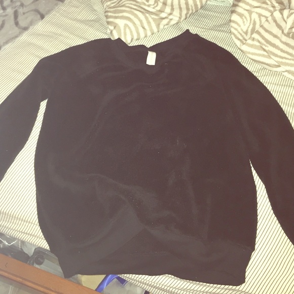 Plush fleece pullover