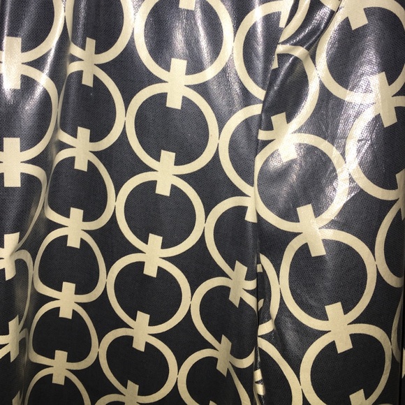 Patterned Leather Raincoat - Picture 2 of 2