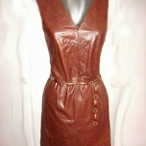 Siena collection rich brown leather  dress