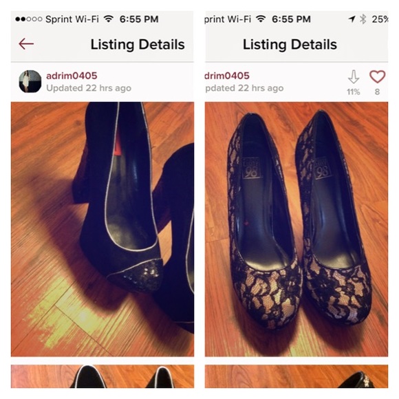 Descriptions for all  4 pairs in closet