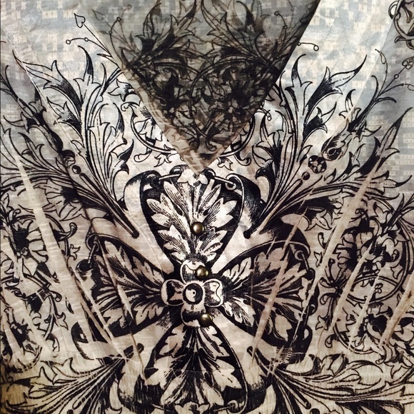 Printed ombré top - Picture 2 of 3