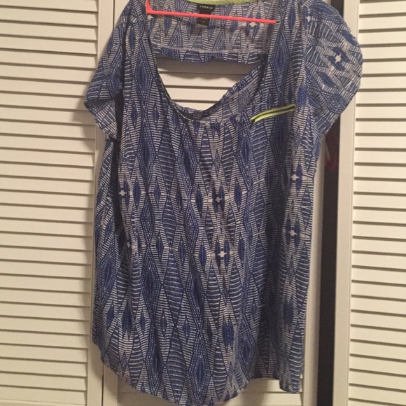 Blue torrid top
