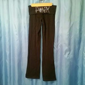 Zebra PINK Victoria's Secret yogas