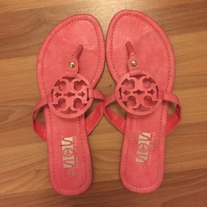 Pink Tory Burch look alike sandals