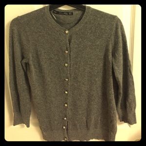 Heather grey Zara cardigan
