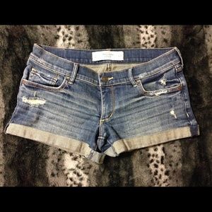 GENTLY USED Abercrombie & Fitch denim shorts