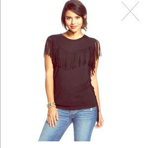 Fringe black top