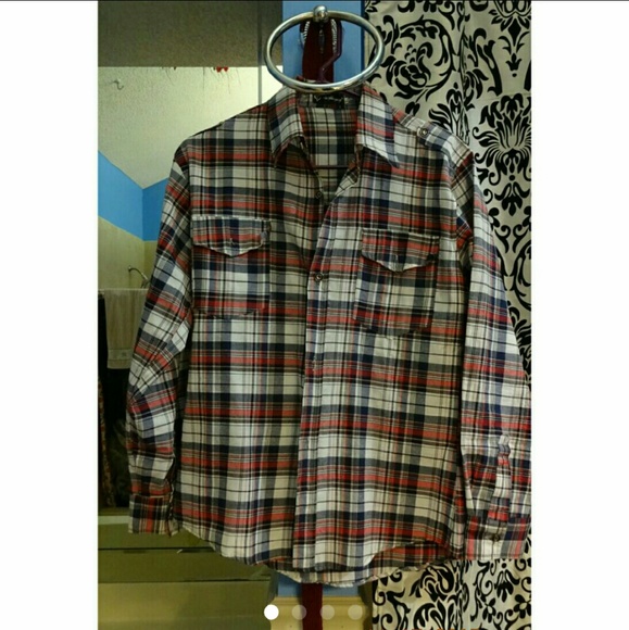 Mens plaid shirt