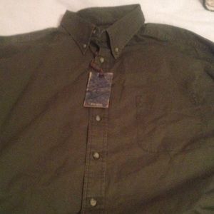 NWT mens button up shirt