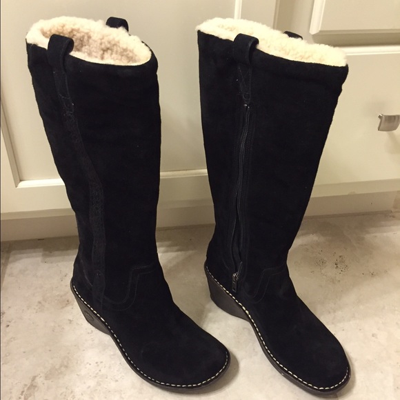 black ugg boots with wedge heel black ugg boots with wedge heel